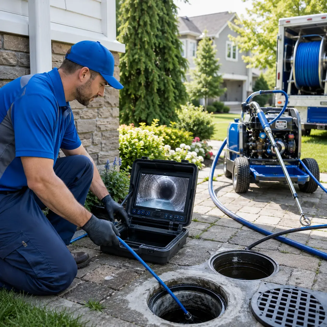 Outdoor drain cleaning professionals serving Como, MS